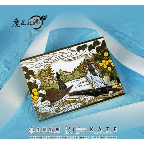 Grandmaster of Demonic Cultivation The Untamed Wuxian Wangji Metal Badge Pin KZ