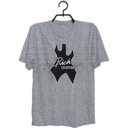 New Bc Rich Guitars Black Gray Vintage Usa Size T-Shirt S M L Xl 2Xl Xxxl Zm1 High Quality Tee Shirt