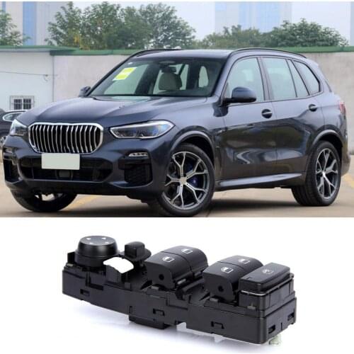 Button Switch Easy Operating Rear Window Control Lock 6 Pin Power Window Switch 61319208108 for X1/X3/X4/X5/F15/F20/3 Series