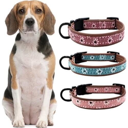 Adjustable Pet Retro Leather Collar For Leash Dog Buckle Neck Strap Pu Leather Pets Collar Easy to Wear Pet Supplies
