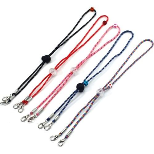 Adjustable Paracord ropes Facemask Lanyard versatility Anti Lost Face Cover Protection Holder Chain Initial Heart Ear Saver