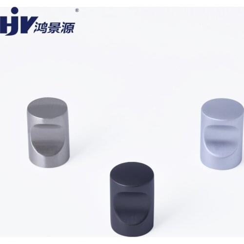 HJY Drawer Knob Wardrobe Cupboard Drawer Handles Zinc Alloy Knobs for Cabinet Closet Furniture Pull Black Silver Chrome C24103