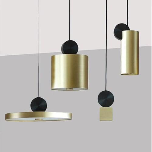 Nordic led pendant light for living room bedroom hotel modern pendant lamp Industrial light hanging lamp magnet shaped light