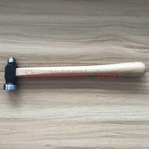 Steel hammer with wood handle Punch Printing wood working jewelry hammer