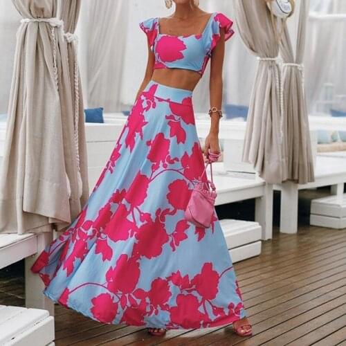 Swokii Long Sleeve Summer Dresses