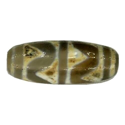 Tibet DZI Beads,10*27mm Old Agate Stone,Tigers Tooth Pattern Totem DZI,Men&women Amulet Jewelry DIY Free Shipping
