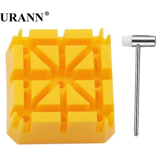 URANN 1set Watch Band Bracelet Link Repair Remover Tool Hammer Strap Holder Kit Meters of the Meter Repair Accessories Tool