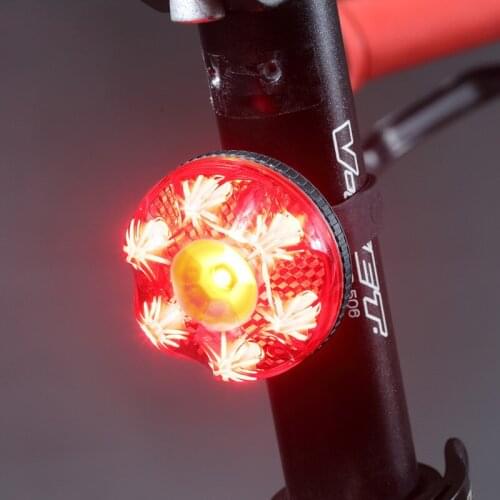 GIYO Intelligent Light For Bicycle Led Rechargeable USB Bike Seatpost Tail Rear Light Safety Warning Cycling Waterproof Lamp