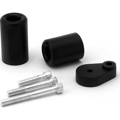 High Quality New 1 Piar Carbon Black Spike Frame Sliders For 2007 2008 Kawasaki ZX6R Free Shipping [P386]