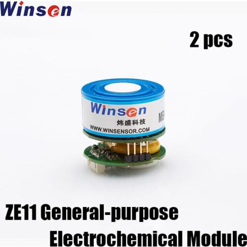 2PCS Winsen ZE11-C2H4 General-purpose High-performance Gas Detection Module Temperature Compensation Excellent Linear Output