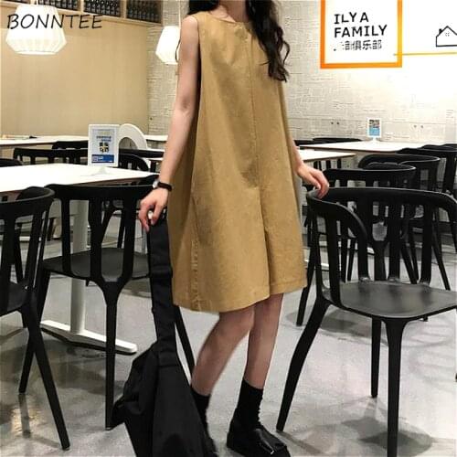 Rompers Women Oversized Harajuku Solid Trendy Korean Chic Sleeveless Woman Clothes Cargo Retro O-Neck Preppy Girls Playsuits New