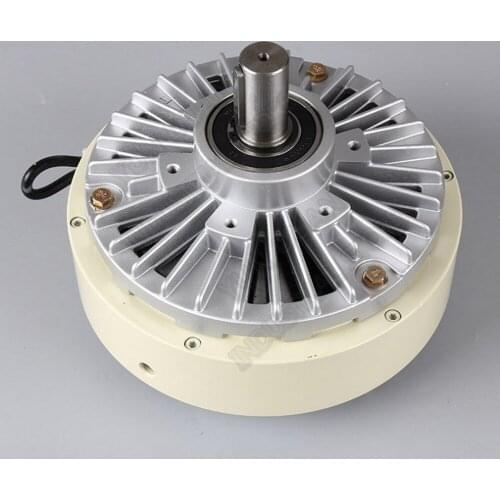12Nm 1.2kg DC 24V One Single Shaft 16MM 1400RPM Magnetic Powder Brake Unwinding for Tension Control Bag Printing Dyeing Machine