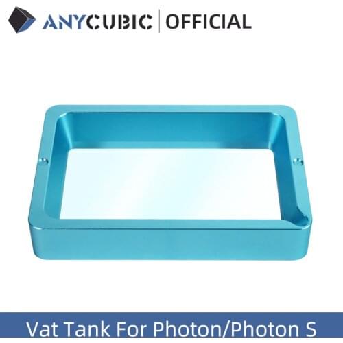 ANYCUBIC UV Resin Vat Tank for Photon/Photon S 3d Printer Fully Metal Frame and Durable FEP film and steel ring installed