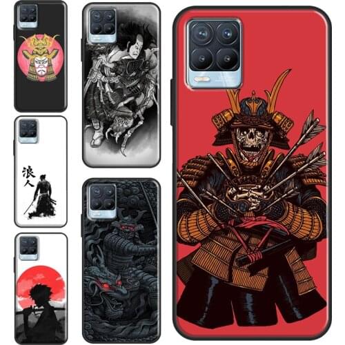 Japanese Style Samurai Art For OPPO Realme 8 Pro C3 C11 GT Neo 6 7 Pro Case For OnePlus 8 9 Pro 8T Nord Phone Cover