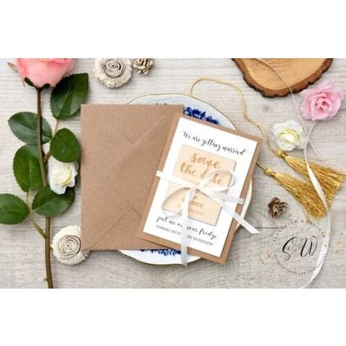 Personalize names date engraved Wooden Card save the date Wedding invitations Magnets, Wedding Save the Date Magnets