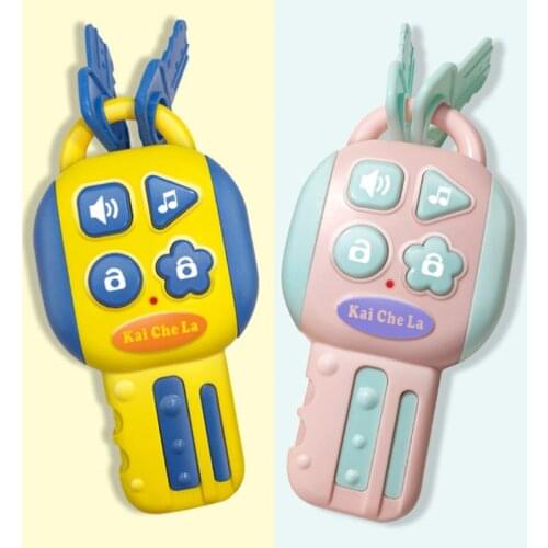 Baby Toy Musical Car Key Vocal Smart Remote Car Voices Pretend Play Educational Toys For Children Baby Music Toys