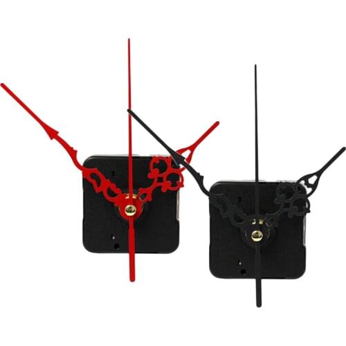 Long Spindle Quartz Clock Mechanism Replacement Kit with Metal Hook, Good for