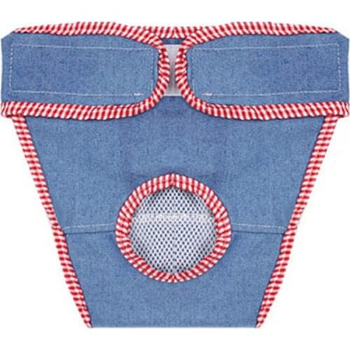 Breathable Pet Physiological Pants for Female Dog Puppy Washable Adjustable Dog Diaper Underwear Short Diaper Cozy Pet Underwear