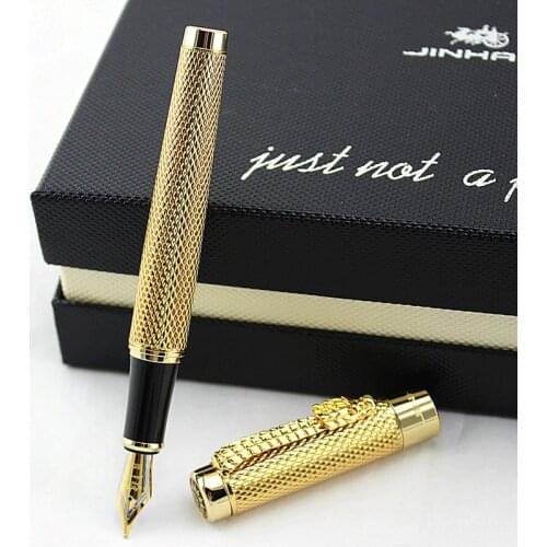 JINHAO 1200 Pearl White Luxurious Business 0.5MM Nib fountain Pens New office Business school writing pen