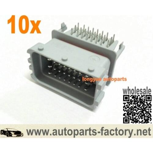 Longyue 10kit FCI 24Pins ECU Male Connectors & Pins Gray