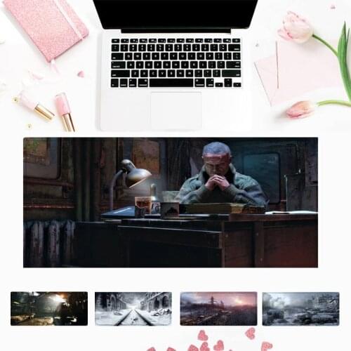 Hot Sell Metro Exodus Mouse Pad Gaming MousePad Large Big Mouse Mat Desktop Mat Computer Mouse pad For Overwatch