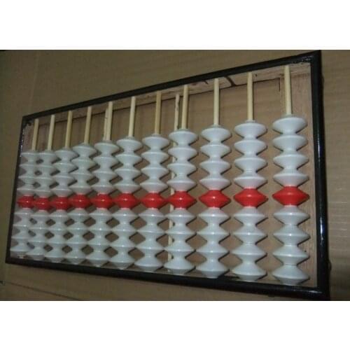 54cm NON-SLIP Hang Wood Frame Abacus Soroban for Teacher Learning Abacu Math Demo Tool Classic Ancient Calculator Abacus Soroban