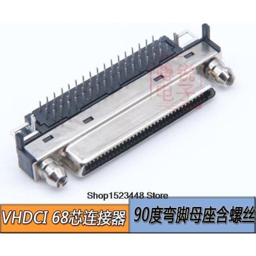 NEW VHDCI connector spacing 0.8mm 68Pin PCB HDRA-E68LFDT