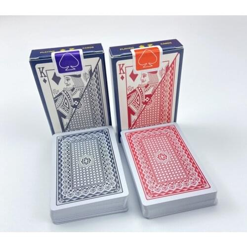 2pcs/Lot Plastic Games Playing Cards Waterproof Poker Cards Baralho Texas Hold'em Narrow Brand PVC Pokers Board 2.28*3.46 Inch