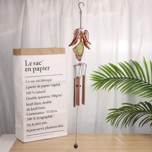 Luminous Fairy Wind Chimes Metal Wall Hanging Handmade Crafts Decoration For Home Garden Courtyard @ls