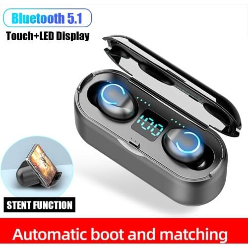 Auricular Bluetooth Headphone Touch Control Wireless Ear Phone F9 Tws Stereo Sport Running Gaming Headset Waterproof Judgments
