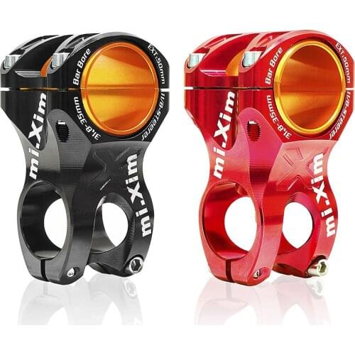 MTB High-Strength Lightweight Bicycle Stem CNC Aluminum Alloy 0 Degree Rise DH AM Enduro For 35mm / 31.8mm Bike Handlebar