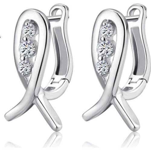 925 Sterling Silver Jewelry Earrings Korean Smile Fish Earrings Female Wholesale