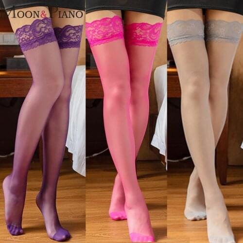 Woman Sexy Stockings Fashion Sweet Lace Over The Knee Long Legs Comfortable Japanese College Style Girl Casual Happy Stocking
