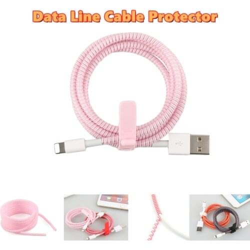1.4M Cable Winder Organizer Charging Data Line Cable Protector Charging Line Wire Cord Protection Wrap For IPhone Huawei Xiaomi