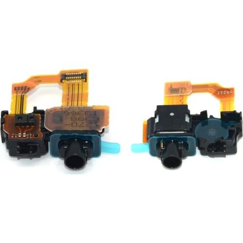 2017 New Earphone port&Audio Jack Flex Cable For Sony xperia Z1 L39H C6902 C6903 C6905 C6906 Light Proximity Vibrators Flex