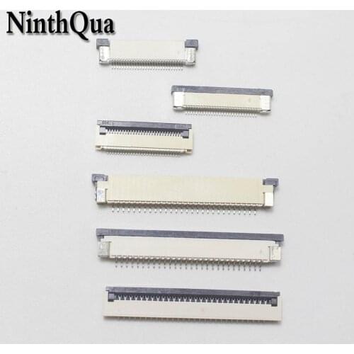 5pcs 0.5MM / 1.0mm 28P Clamshell Drawer Up Down FPC Connector socket for 28Pin Type A B FFC Cable