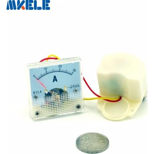 AC 91L4(30A) Analog Panel Ammeter Current Ampere Meter Pointer Test Ampermeter Diagnostic-tool Doesn't Need Shunt Brand China