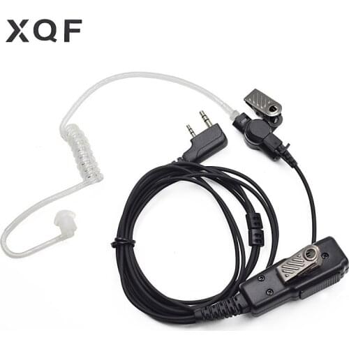 Security PTT Air Tube Earpiece Headset Mic for Walkie Talkie Puxing Quansheng TYT HYT Baofeng UV 5R BF-888S UV-6R Ham Radio