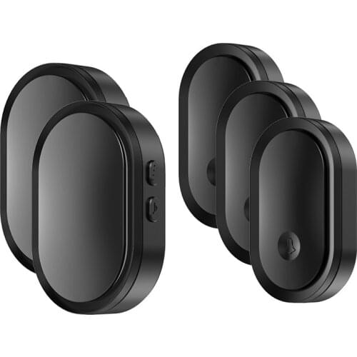 CACAZI Smart Wireless Doorbell Waterproof Touch Button 3 Button 2 Receiver 300M Range Home Security Door Call Bell 36 Ring