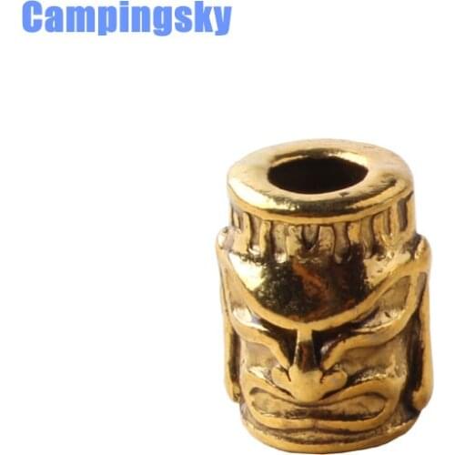 CAMPINGSKY Buddha and the devil Alloy parts For Paracord Bracelet Steel Buckle beads , Skull Beads for Paracord /Knife Lanyards