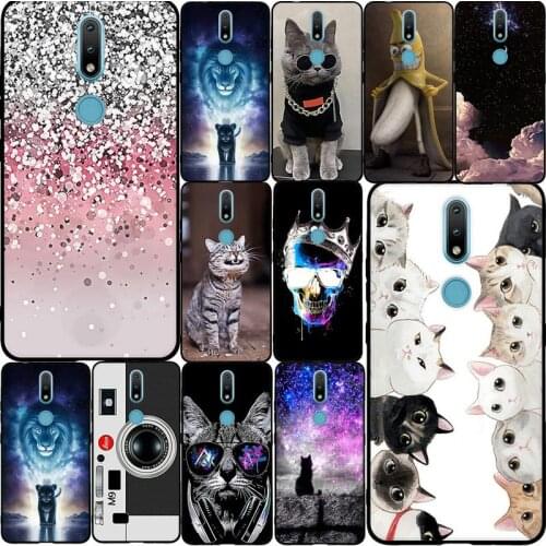 For Nokia 2.4 Nokia2.4 TA-1277 TA-1275 TA-1274 TA-1270 Case Soft Silicone TPU Cartoon Coque For Nokia 2.4 Nokia2.4 Cover Funda
