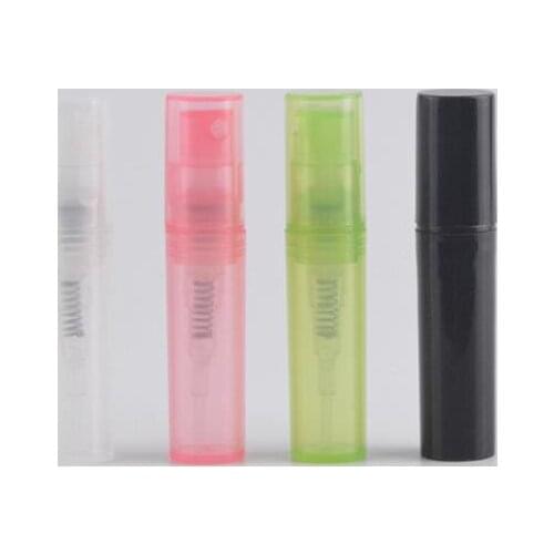 2ml Perfume Sprayer Pump Sample Bottles Atomizers Containers For Cosmetics Perfumes Plastic Spray Bottle SN503