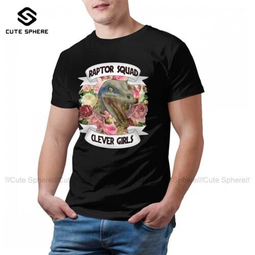 Jurassic Park Tshirt Cute 100 Cotton Short-Sleeve T Shirt Print Basic T-Shirt Man Oversize