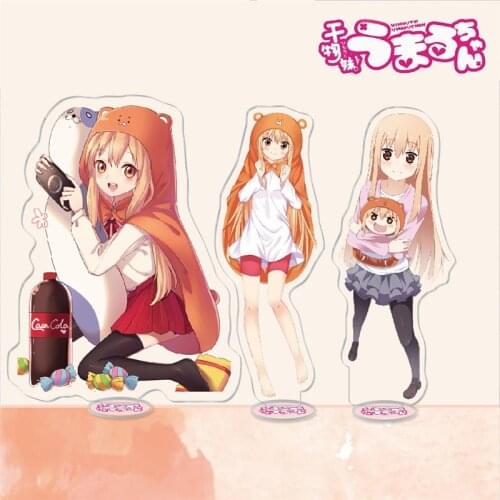 Himouto! Umaru-chan Collection Keychain Doma Umaru Two Sided Acrylic Stand Model Stand Plate Keyring Otaku Gift Desk Decoration