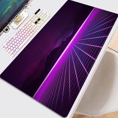 Mouse Gamer Mause Pad Pc Gaming Mat Keyboards Accessories Keyboard Custom Laptop Extended Anime Computer Desk Mats Retrowave Pad