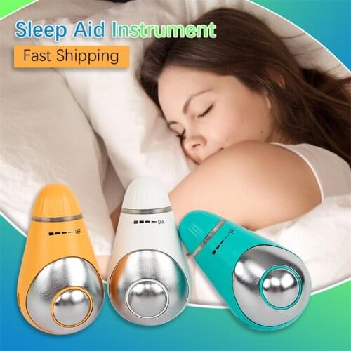 Microcurrent Sleep Holding Aid Instrument USB Charging Pressure Release Help Sleep Tool For Sweet Sleeping Relief Sleep