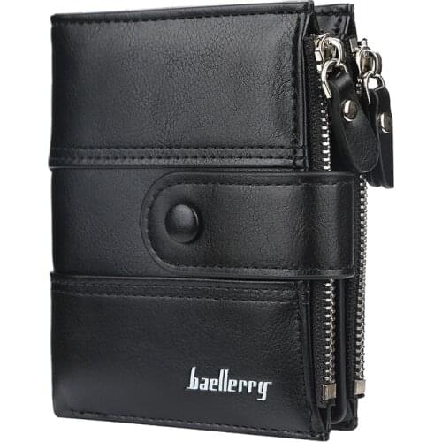 Luxury Leather Wallet Men Carteira Masculina Billetera Hombre Monedero Carteras Portafoglio Uomo Portefeuille Homme Card Coin