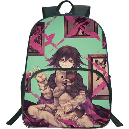 Anime Danganronpa Backpack Laptop Mochila boys girls school Bag Student Teenagers Book bag back to school gifts backpack kids