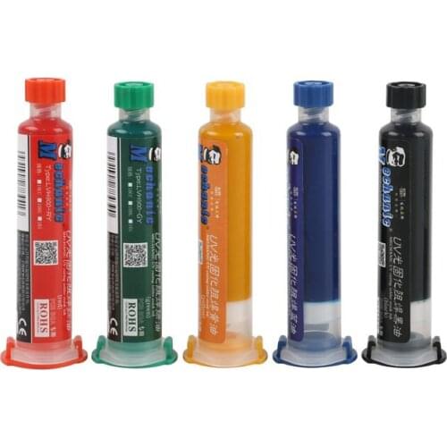 UV Light Curable Resistant Welding oil For PCB Circuit board protect Soldering Mask Paste Flux oil 10CC