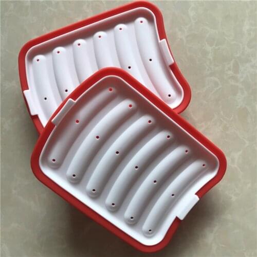 Currently Available Wholesale Silica Gel Sausage Mode DIY Household Homemade Sausage Mould Baby Food Supplement Tool